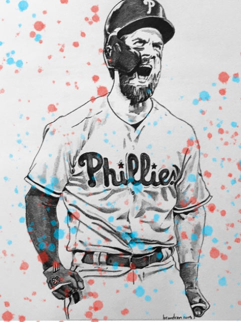 Bryce Harper Canvas Prints for Sale